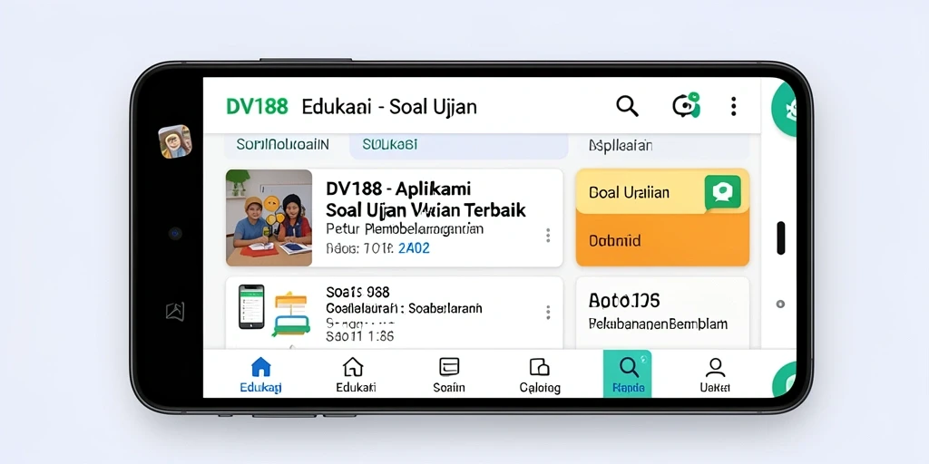 Tampilan antarmuka aplikasi DV188 yang ramah pengguna.