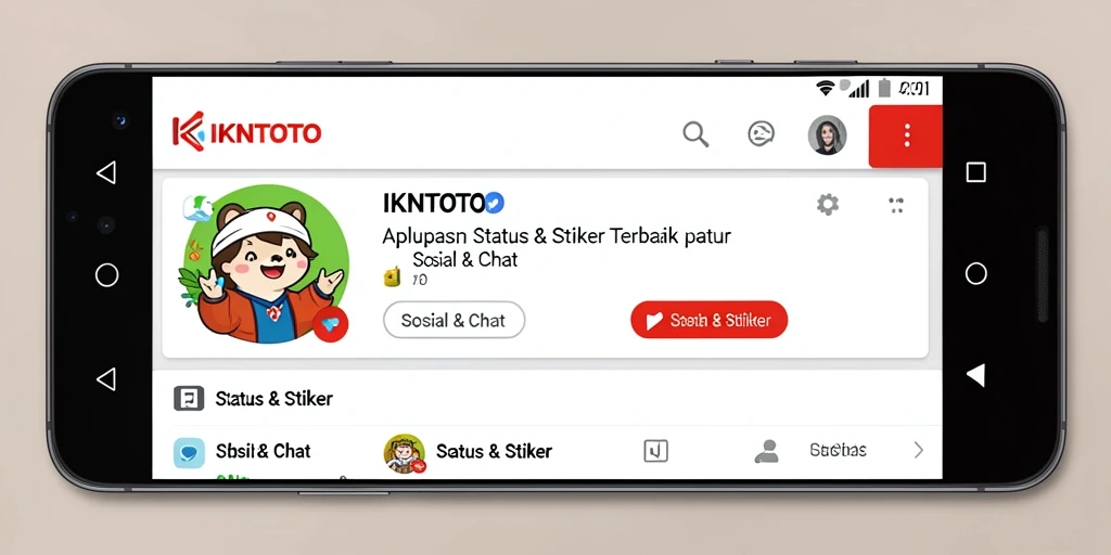 Antarmuka aplikasi IKNTOTO yang penuh warna dan menarik.